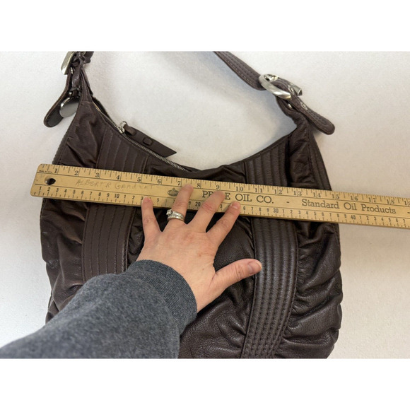 STUART WEITZMAN Brown Medium Hobo Shoulder Handbag‎ - Picture 9 of 10